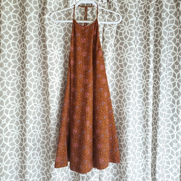 Madewell Dresses & Skirts - Madewell Halter Cover Up Dress in Warm Paisley